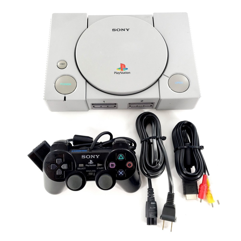 Sony PlayStation 1 Console SCPH-7501 w/ Controller No Games Tested & Works